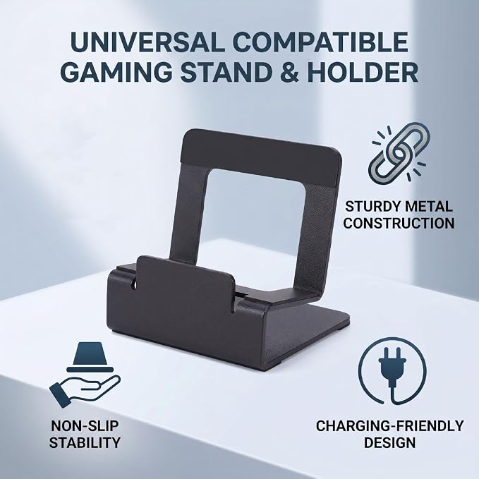 Zunate Gaming Controller Holder Durable Metal Design with ChargingFriendly Feature for Portal Gamepad Compact Stand - Image 2