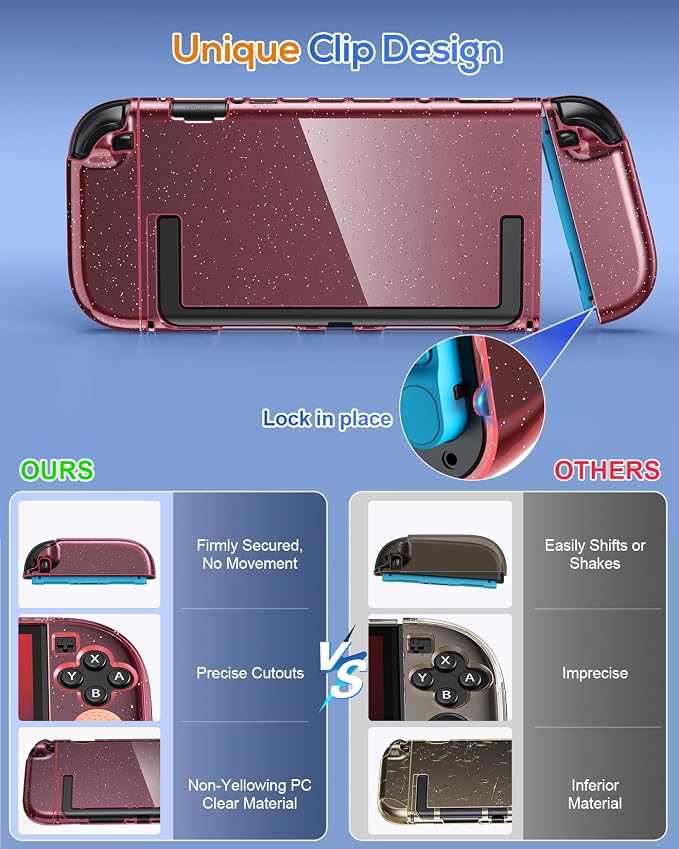 FYOUNG Protective Case for Nintendo Switch 2 2025, Slim Cute Hard Shell - Image 4