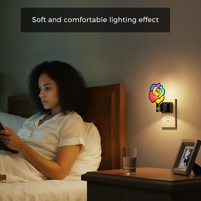 L LOHAS LED Night Lights Plug into Wall, Night Light with Light Sensor - Image 6
