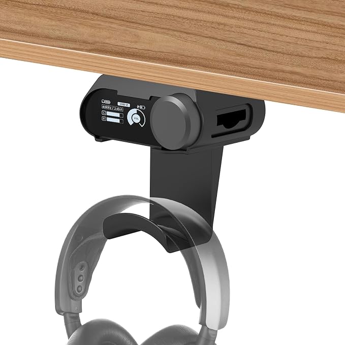 Under Desk Mount for SteelSeries Arctis Nova Pro, Elite and Omni Wireless Gaming Headset, Magnetic Base Station Holder for Arctis Nova Pro Wireless with Headphone Hanger Stand by Unknown