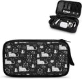 Cats Print Electronic Organizer Travel Case Waterproof Travel Cord Organizer Pouch, All-in-One Storage Bag for Accessories, Charger, Cable by Unknown