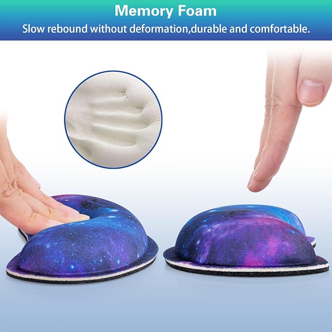 Mouse Wrist Rest, Canjoy 2 Pack Wrist Rest for Mouse Memory Foam Wrist Pad - Image 5