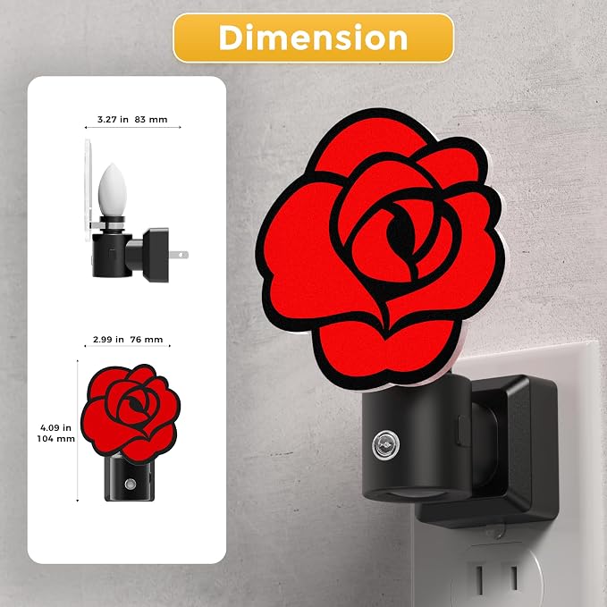 L LOHAS LED Night Lights Plug into Wall, Night Light with Light Sensor - Image 5