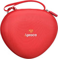 Aproca Kids Headphones Case Compatible with iClever BTH12 / HS19 / BTH26 Kids Bluetooth Headphones, Storage Hard Bag -Red (Case Only) by Aproca