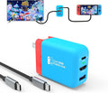 Mirabox 65W Portable Switch Dock Charger for Nintendo Switch, Compatible with OLED/Steam Deck/ROG Ally/Samsung Dex/iPad/MacBook, 4K 60Hz USB C TV Docking Station, with Charging and HDMI Output by Mirabox
