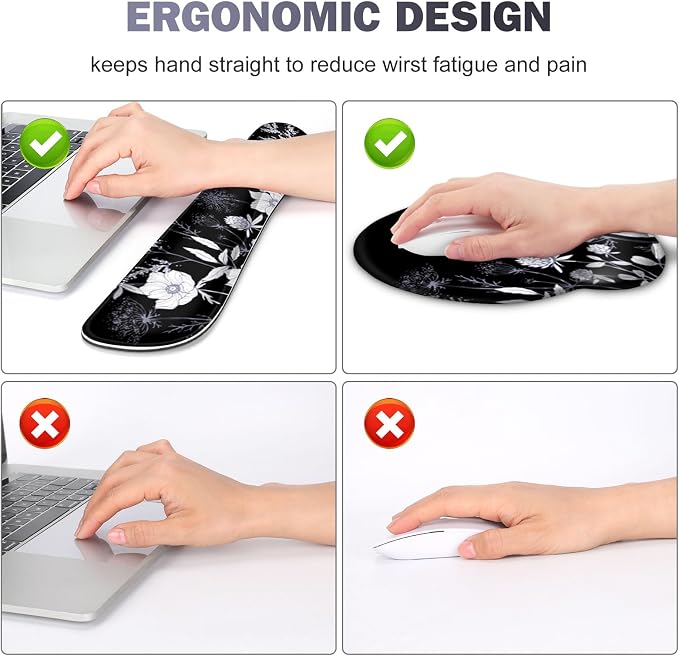 Gaming Mouse Pad, Large Desk Mat, 4in1 XXL Mousepad Cute Desk Pad Protector - Image 3