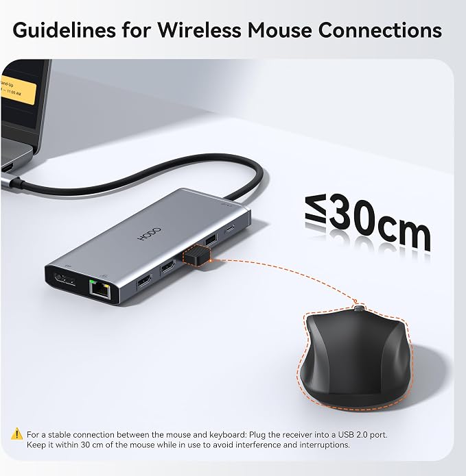 Laptop Docking Station 3 Monitor USB C Docking Station Dual Monitor Adapter - Image 8
