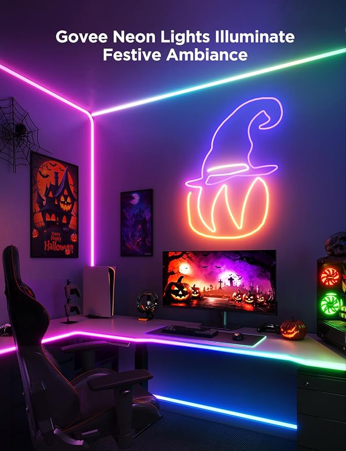 Govee RGBIC Neon Lights 9.8ft Works with Matter, Alexa, Google Assistant - Image 2