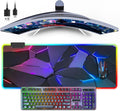RGB Mouse Pad, Gaming Mousepad with 13 LED Light Modes | 31.5X11.8inch Large Mouse Mat, Gaming Mats for Desk with Non-Slip Rubber Base, Model-C by FoBianJie