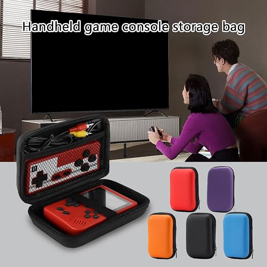 LOXGO Carrying Case For R36S Scratchproof Storage Box Handheld Game Console Shockproof Protector Case With Pocket Handheld Console Organizers - Image 2