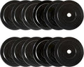 CAP 2-inch Olympic Bumper Plate Weight Set | 100-370 lbs | Multiple Colors | Storage Rack Optional by CAP