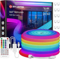 BTF-LIGHTING 16.4FT WS2812B IC RGB Addressable Neon Rope Strip Kit DC5V by BTF-LIGHTING