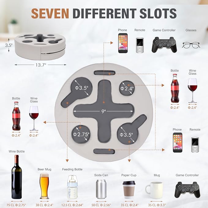 INNO STAGE Couch Cup Holder Pillow - Image 4