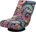 Swivel Reclining Folding Floor Gaming Chair Cover Printed Lazy Boy Chair Slipcover Lounge Folding Sofa Seat Covers for Teens and Adults, 06 by Lussenwert