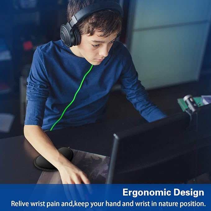 Mouse Wrist Rest, Canjoy 2 Pack Wrist Rest for Mouse Memory Foam Wrist Pad - Image 7