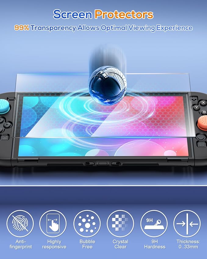 FYOUNG Protective Case for Nintendo Switch 2, Slim Hard Shell Accessories - Image 4