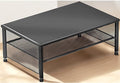 ECOLOVI 2-Tier Computer Monitor Stand Riser, Printer & Laptop Stand, Office Desk Accessories, Workspace Desk Organizer for Home Office Supplies, Black by ECOLOVI