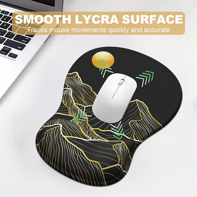 Ergonomic Mouse Pad with Wrist Rest and Keyboard Wrist Rest, Gel Mousepad - Image 3
