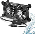 ELUTENG Dual Cooling Fan Whisper Quiet 80mm USB Fan 3 Adjustable High Speed by ELUTENG