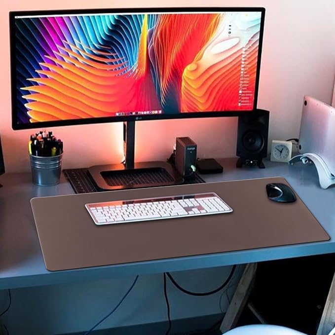 XXL Gaming Mouse Pad 35.4x15.7 Professional Large Mouse Pad & Computer Game Mouse Mat-90x40 Chocolateus - Image 5