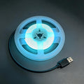 Ultra-Narrow 3mm USB COB LED Strip Self-Adhesive Cabinet Desk Bedroom Light (Lcy Blue, 6ft) by Unknown