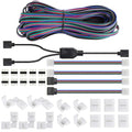 SUPERNIGHT 3528 2835 4 Pin 8mm LED Strip Connector Kit by SUPERNIGHT