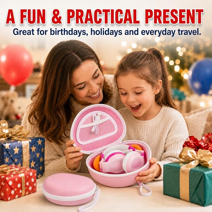 ANKHOH Kids Headphone Case for eKids, for Beats Solo4 Headphones, LightPink - Image 9