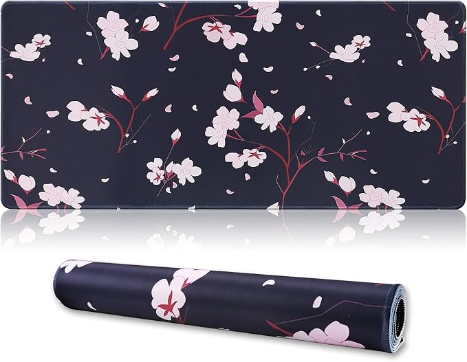 XXL Gaming Mouse Pad 35.4x15.7 Professional Large Mouse Pad & Computer Game Mouse Mat-90x40 Blackhua by Cmhoo