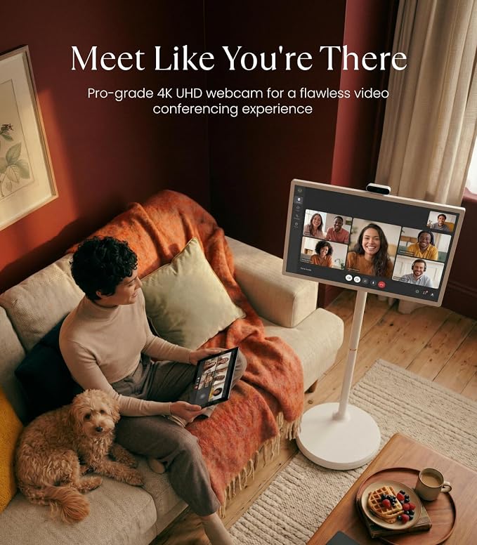 Cozyla Tablet TV: 32" Smart Portable TV on Wheels with Google Play Store - Image 6