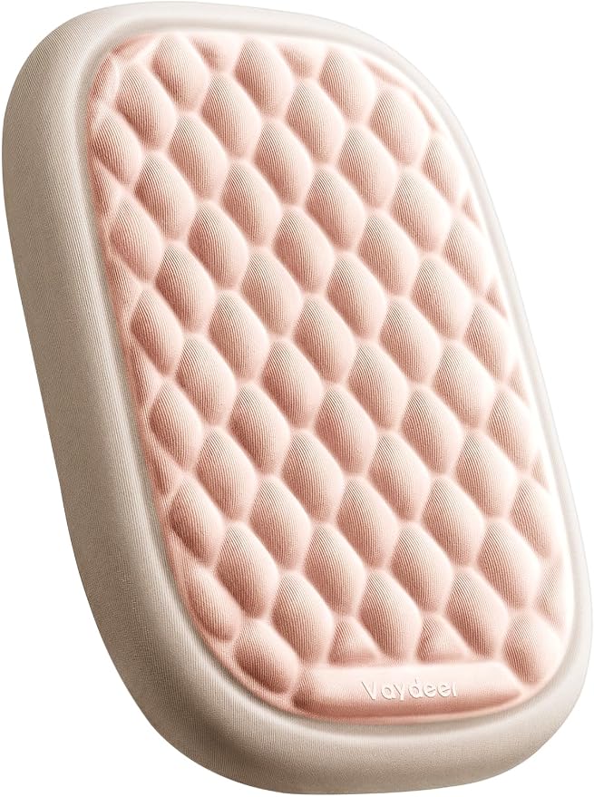 [Upgraded Larger and Thicker]Vaydeer Elbow Rest Pad, Desk Wrist Rest Memory Foam Armrest, Ergonomic Mouse Cushion Support, Wrist Pain Relief for Computer Laptop Working Typing Gaming Office Rose Pink by Vaydeer