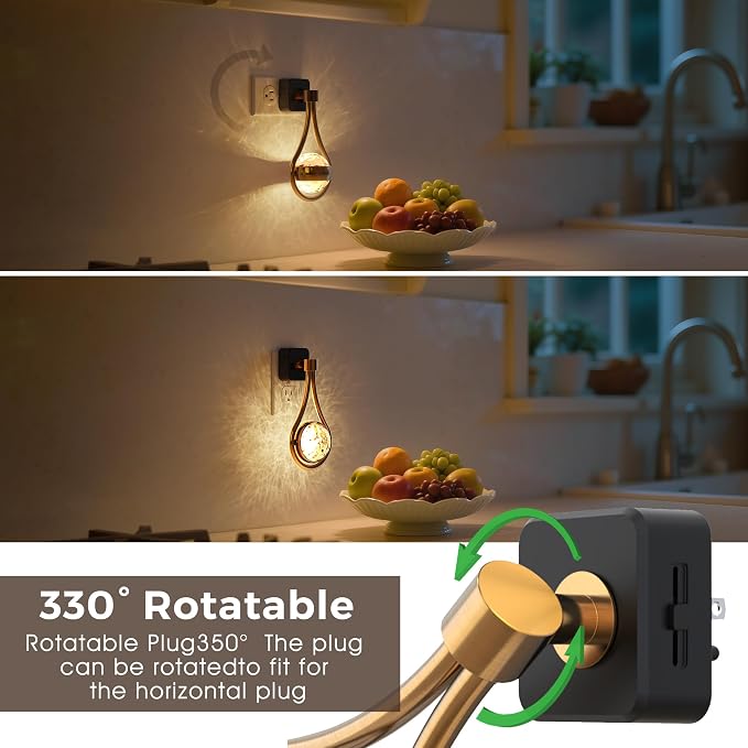 L LOHAS LED Night Lights Plug Into Wall, Star Projector Nightlight - Image 4