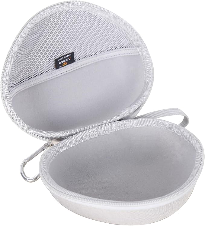 Aproca Kids Headphones Case Compatible with iClever BTH12 / HS19 / BTH26 Kids Bluetooth Headphones, Storage Hard Bag -Grey (Case Only) - Image 3