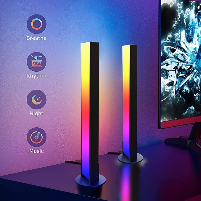 DS Smart LED Light Bars, Gaming Lights, Ambient Light, RGB TV Backlights with Scene Modes and Music Modes for Gaming, Computer Case, PC Monitor, TV, Laptop (Z Series) - Image 3