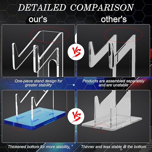 FYY 2-Tier Game Controller Stand - Universal Dual Controller Holder, Blue Display Stand - Compatible with Nintendo Switch, Xbox, PS5, PS4 - Desk Mounts - Image 4