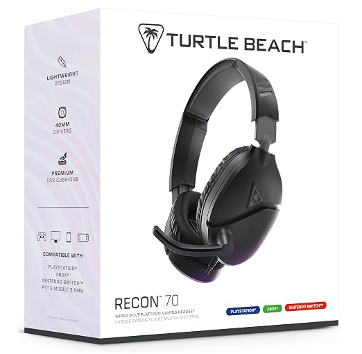 Turtle Beach Recon 70 Wired Multiplatform Gaming Headset for PS5, PC, Xbox - Image 9