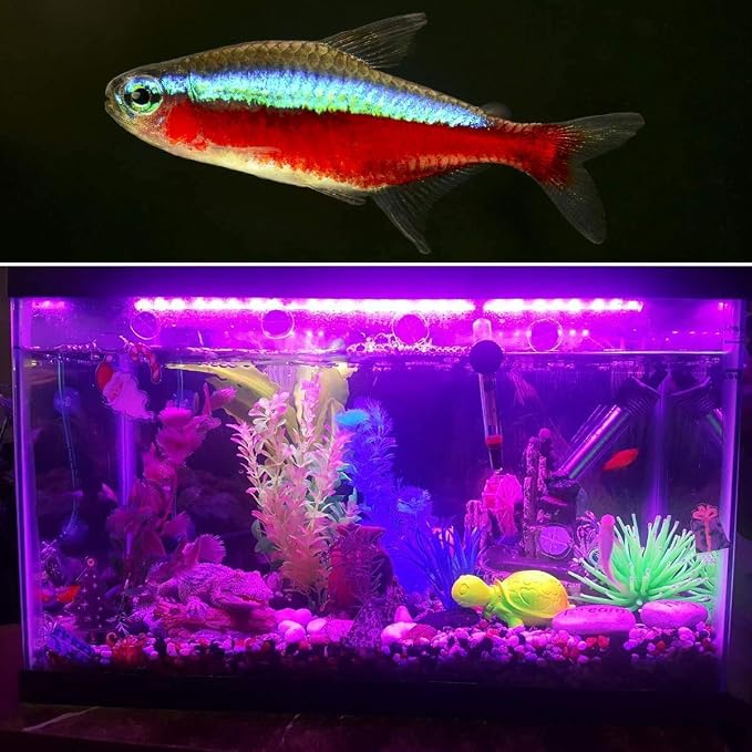 GreenSun LED Aquarium Light, Fish Tank Light with Remote Control, IP68 Submersible Waterproof Strip Bar Light,RGB Color Changing, 3.8 Watts 11inch/28cm - Image 7