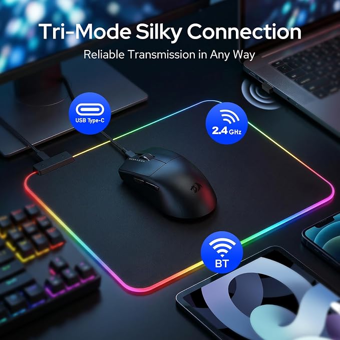 Redragon M999 Wireless Gaming Mouse 45000 DPI Remapping Keys - Image 2