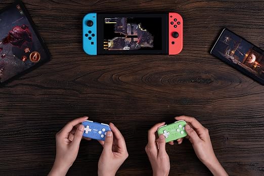 8Bitdo Micro Bluetooth Gamepad Pocket-sized Mini Controller for Switch/Switch 2, Android, and Raspberry Pi, Supports Keyboard Mode (Green) - Image 7