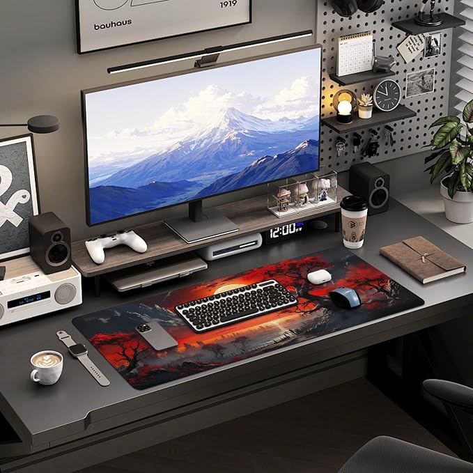 Mouse Pad Gaming - Desk Mat for Keyboard and Mouse - Large Mouse Pads for Desk, Gaming Mousepad with Non-Slip Base, Desks Pad (31.5" X 11.8") for Game, Office and Home - Image 6