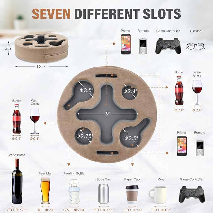 INNO STAGE Couch Cup Holder Pillow - Image 2