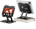 360° Rotatable & Adjustable Metal Tablet Stand for Desk, Foldable & Portable Tablet Holder, Compatible with iPad Pro/Air, iPhone, Universal Use for Office/Movie/Studying/Drawing/Gaming, Black by ElevateYourEverydayEngineeredforStabilityDesignedforLife