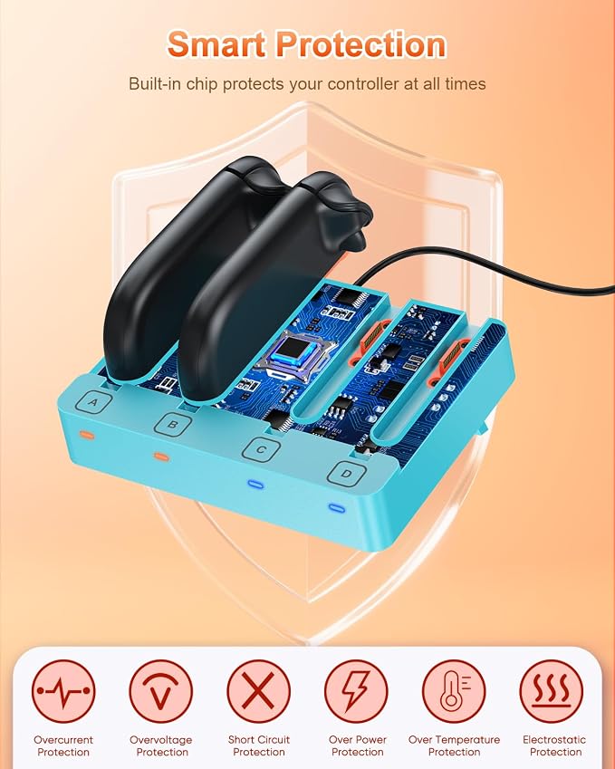 FYOUNG [Switch 2/1 Both] Controller Charger, Charging Dock for JoyCon 2 - Image 6