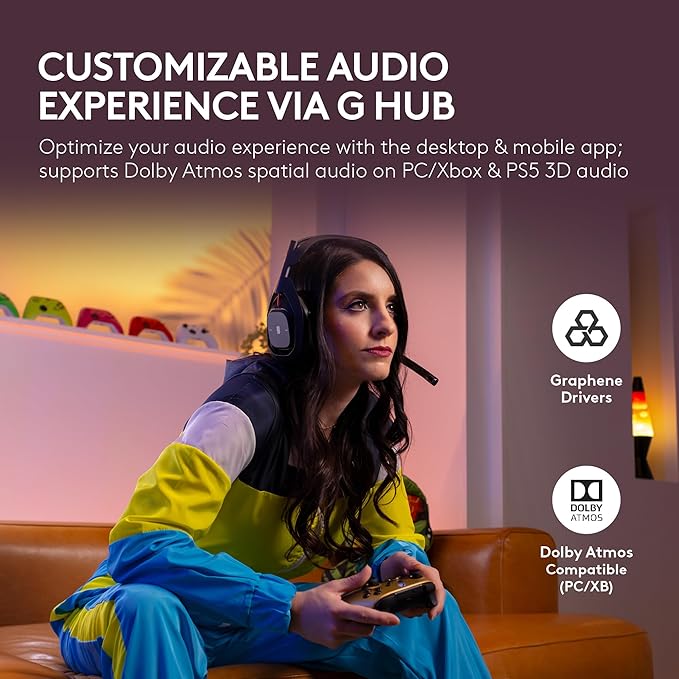 Logitech G Astro A50 Multi-Platform Wireless Gaming Headset - White - Image 6