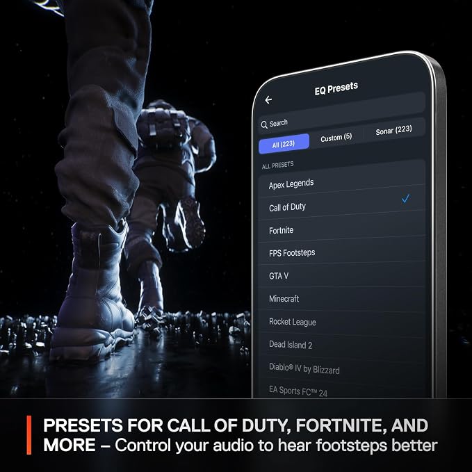 SteelSeries Arctis Nova 3X Wireless Multi-Platform Gaming Headset — Mobile App Control — 40 HR Battery — Neodymium Magnetic Drivers — 2.4GHz/Bluetooth — Xbox, PS5, PC, Switch, Mobile — Black - Image 3