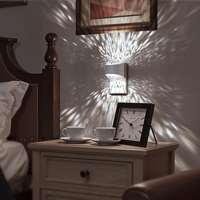 Briignite Night Lights Plug into Wall, Projector Night Light 5000K Dimmable - Image 4