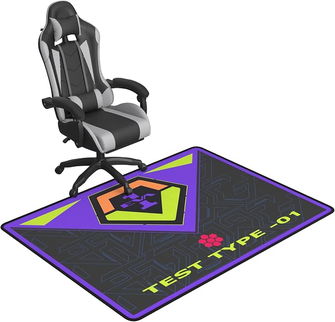 Neon Genesis Evangelion Non-Slip Floor Chair Mat 35"×47" for Gaming Chair Mat by FXCREATIONS