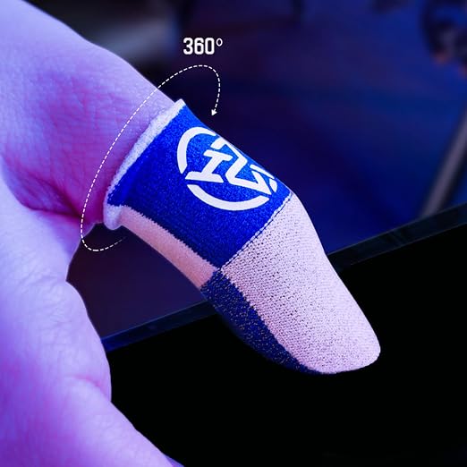 Gaming Finger Sleeves Protectors Antislip Touch Displa Gloves for Precise Mobile Game Control 4pcs FPS Gaming Finger Sleeves - Image 7