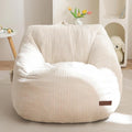 MAXYOYO Kids Bean Bag Chair, Bean Bag Couch with Handle, Comfy Toddler Chair for Boys and Girls, Accent Sofa Chair with Pocket for Gaming Reading Relaxing, Beige | Comfy Toddler Chair for Boys and Girls, Accent Sofa Chair with Pocket for Gaming Reading... by MAXYOYO