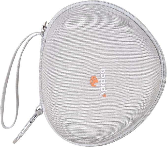 Aproca Kids Headphones Case Compatible with iClever BTH12 / HS19 / BTH26 Kids Bluetooth Headphones, Storage Hard Bag -Grey (Case Only) - Image 6