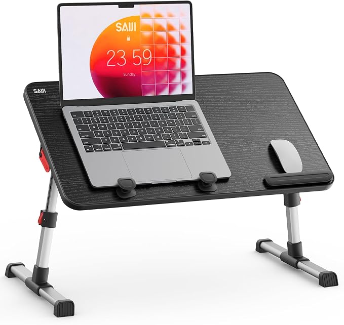 Laptop Desk Table, SAIJI Adjustable Laptop Stand, Portable Lap Desks by SAIJI